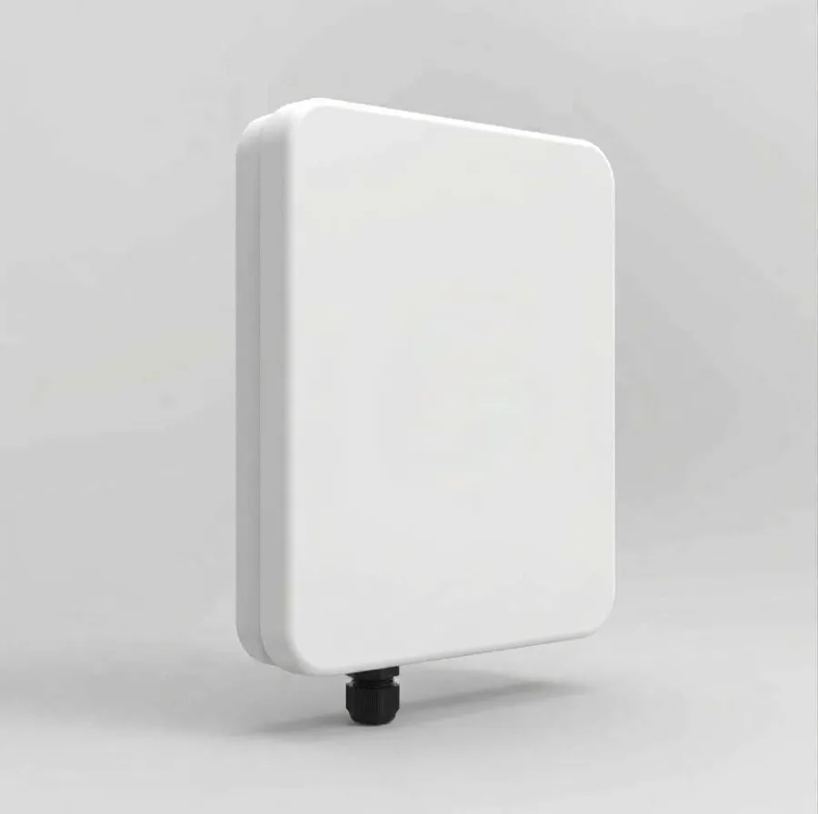 A flat white receiver panel about the size of a sheet of paper