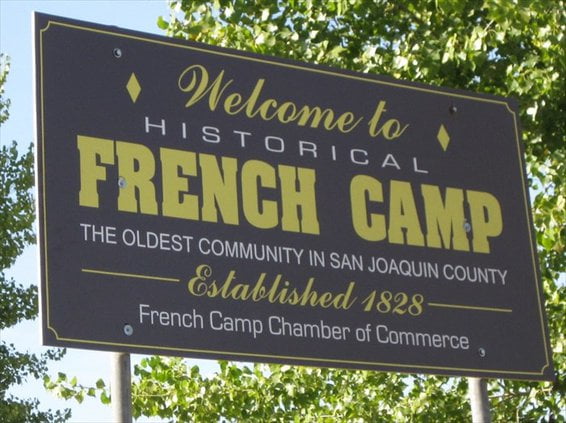 French Camp Sign